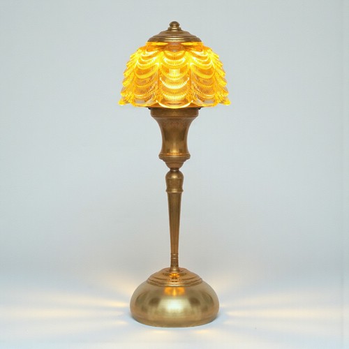 Type déco lampe table miel - lampe,