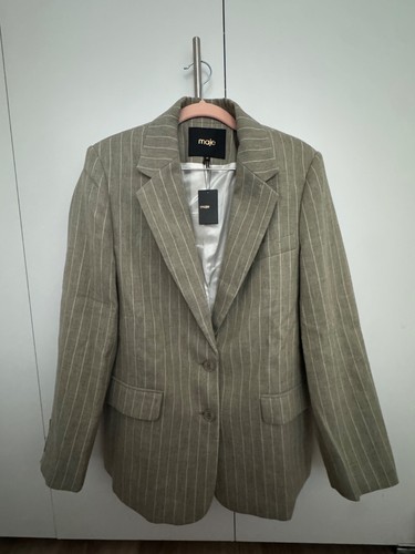 Maje striped linen cotton - maje,