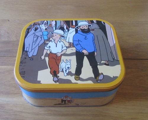 Boite tintin delacre - tintin,