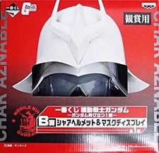 Figurine d'affichage casque et masque Gundam Char Aznable costume mobile cosplay