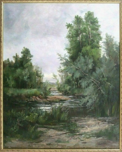 Grand tableau fin 19ème - tableau,