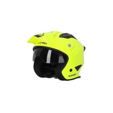 Casque jet  trial Acerbis Aria 22.06 jaune taille M *NEUF*