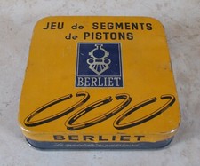 Vintage BERLIET box garage automobilia Piston ring Set France antique old vtg #2
