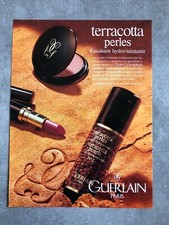 Publicité de Presse 1993 Maquillage TERRACOTTA de GUERLAIN