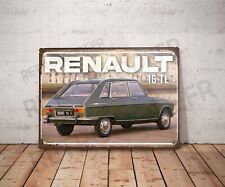 Plaque métal vintage renault