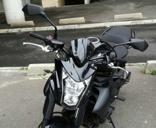 Bulle courte kawasaki er6n - bulle,