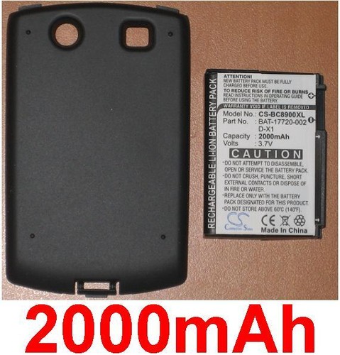 Batterie coque 2000mah pour - batterie,