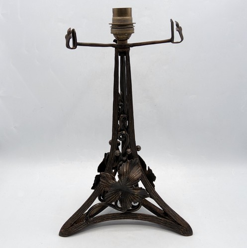 Grand pied lampe fer forgé - grand, de