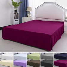 Plissé Lit Jupe Classique Sur