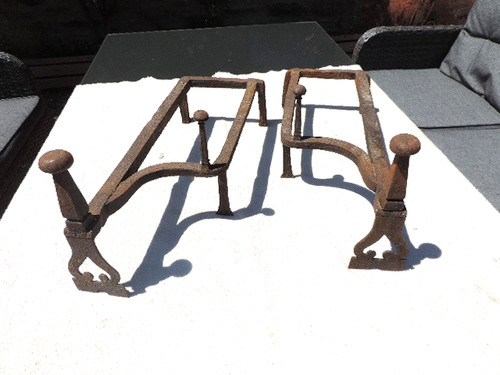 Paire ancien chenet de - paire,