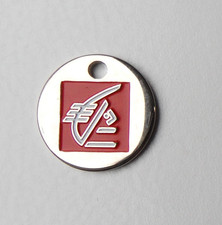 Jeton de caddie métal Caisse d'Epargne