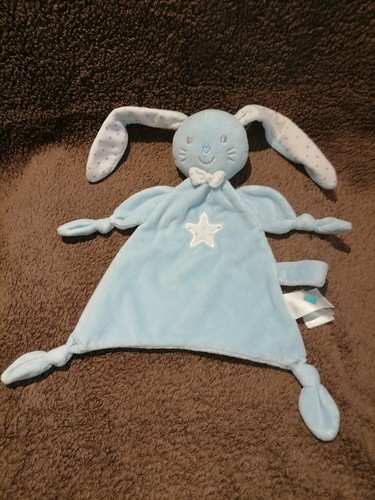 Doudou plat lapin - , blanc