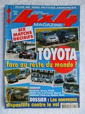 4X4 MAGAZINE N°273 06/2004 TOYOTA JIMNY DDIS BMW X5 NISSAN PICK-UP LADA NIVA MET