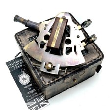 Ancien Sextant Boite Slow