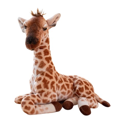 Girafe décorative peluche - en,