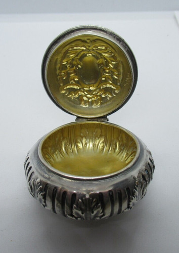 Antique argent snuff box - argent,