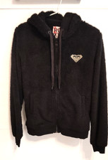 Gilet femme ROXY noir peluche T XL  ( 42 / 44 )   Neuf