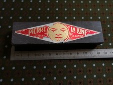 pierre LA LUNE a affuter rasoir coupe choux coticule  RAZOR CUT THROAT KNIFE @@