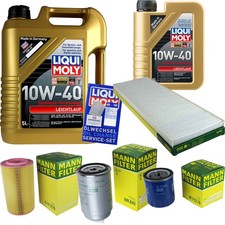 Kit D'Inspection Filtre Huile Liqui Moly 6L 10W-40 pour Fiat Ducato Boîte 230L