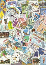 100 Timbres SPORT ET JO