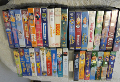 Vhs lot cassettes films - vhs,
