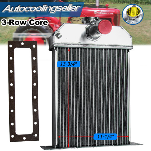 Row aluminum radiator fits - 3-row,