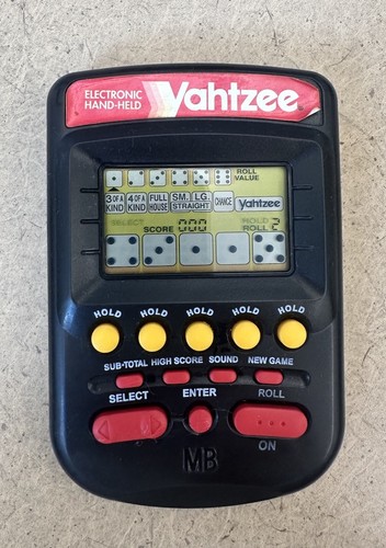 1995 milton bradley - bradley, yahtzee