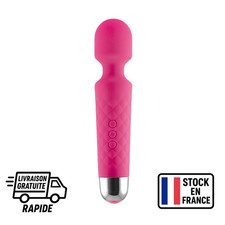 Sextoy Wand Vibromasseur puissant, tête souple, rechargeable Femme Homme