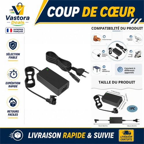 Adaptateur secteur 29v pour - 2a,