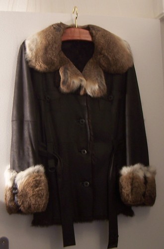Veste cuir fourrure - fourrure, zapa