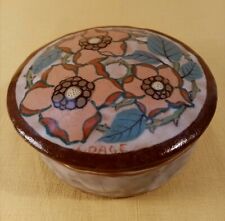 Boite en céramique peinture