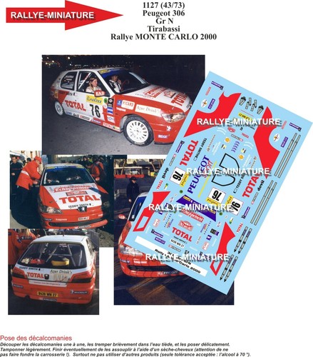 Decals ref 1127 peugeot - 1127,