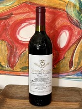 Bouteille de vin VEGA SICILE « UNIQUE » récolte 1991. En parfait état