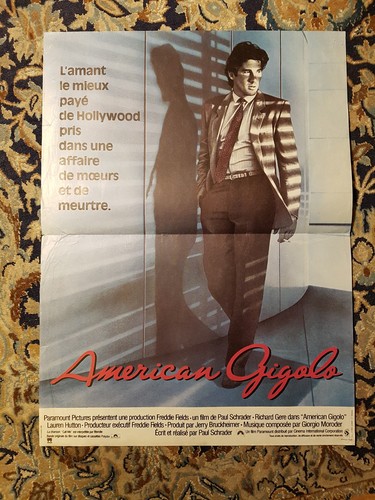 Affiche 1980 american gigolo - affiche,