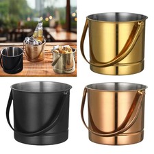 Seau à glace en acier