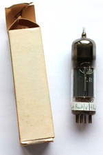 ELL 80  Vintage Tube lampe Röhre Valve Lampa testée bonne Metrix U61  43 et 44mA