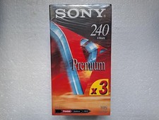 3 Cassette VHS Vierge SONY