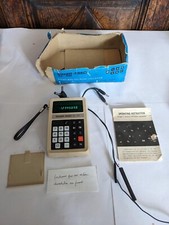 silver reed se 8m fonctionne que sur secteur, sans alimentation calculatrice cal