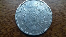 5 francs napolèon III argent