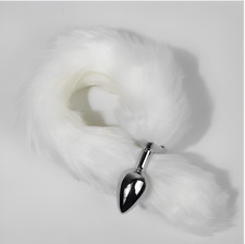 Plug anal inox avec queue