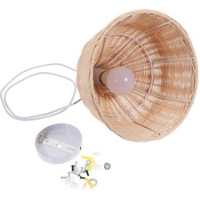 1PC style chinois lustre rotin