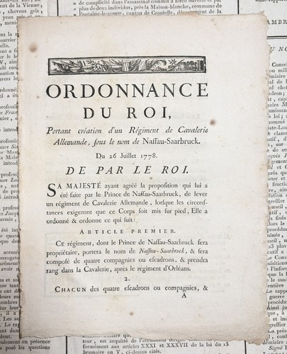 Louis xvi ordonnance régiment - louis,
