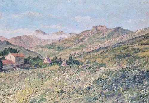 Tableau peinture provence - peinture,