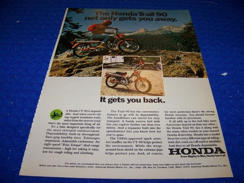 1973 honda trail - honda, 90