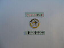 SOLIDO CHARS ALLEMANDS PLANCHE DE DECALCOMANIES ECHELLE 1/50 