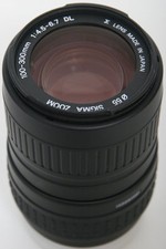 Sigma Af 100-300mm Zoom Objectif Minolta Support