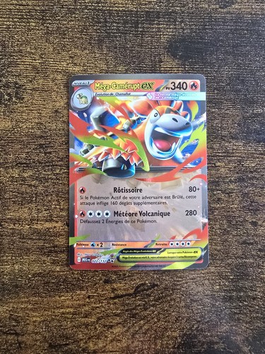 Carte pokémon méga camérupt - carte,