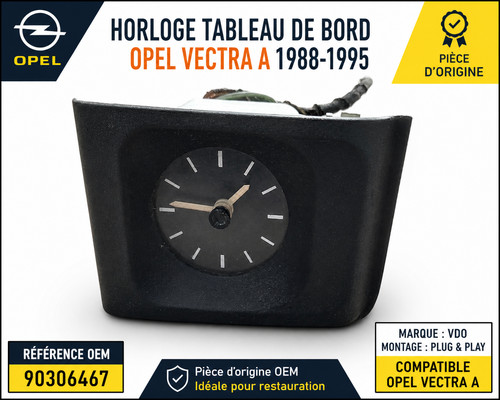 Horloge tableau bord - tableau,