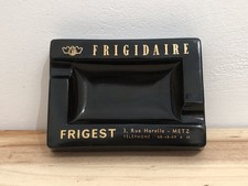 Ancien Cendrier FRIGIDAIRE Opalex -no bidon plaque emaillee thermometre pipe