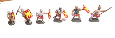 6 soldats romains 28 mm plomb